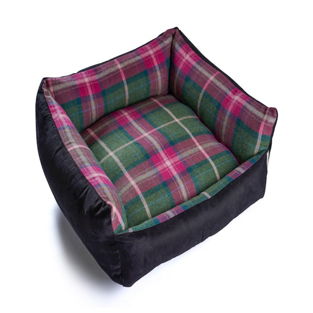 Country Classic Wool Tweed Cosy Dog Bed - Spey